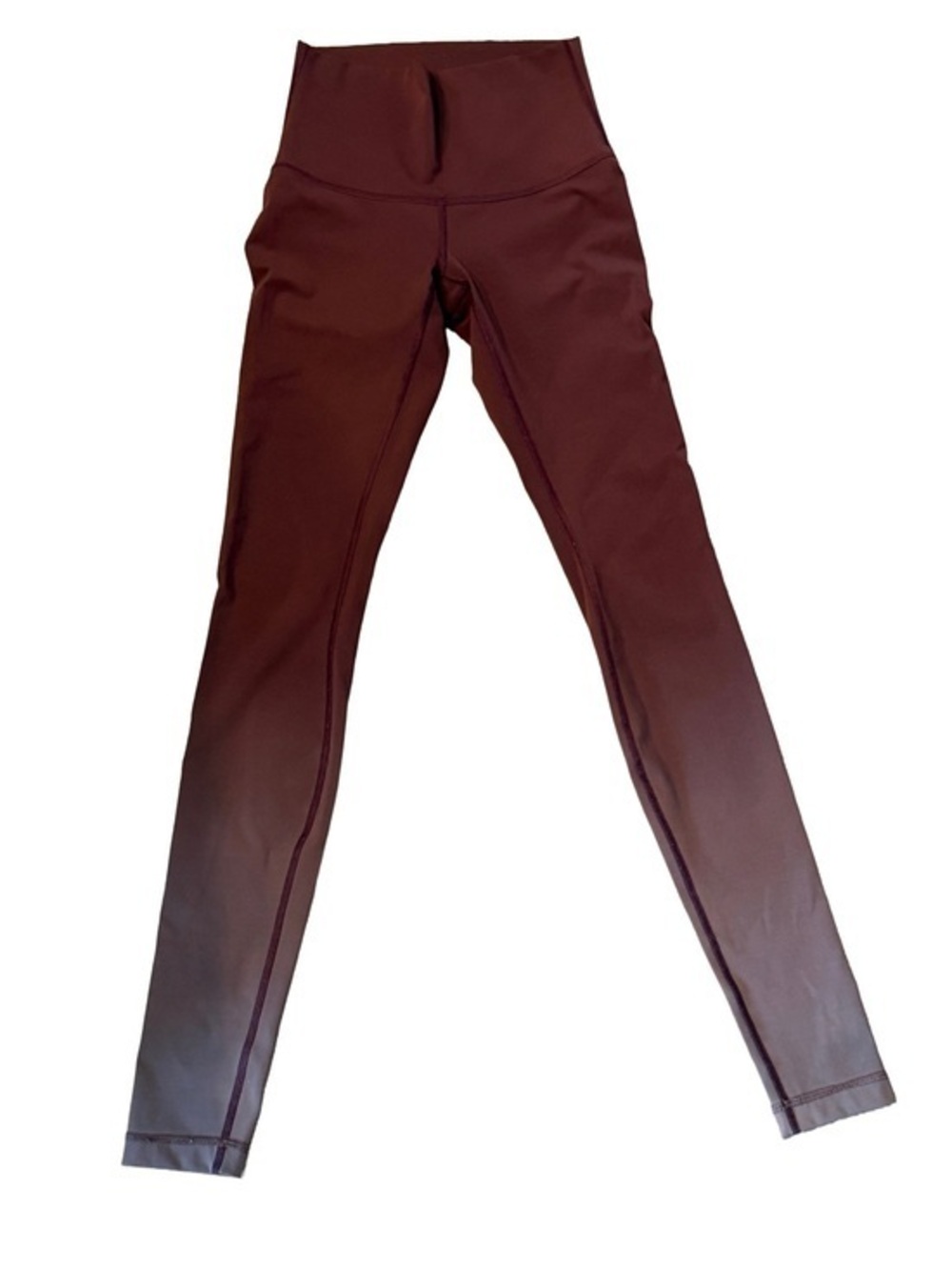 Lululemon Wunder Under High-Rise Tight 25" Color Shift Burgundy/Brown Size 4